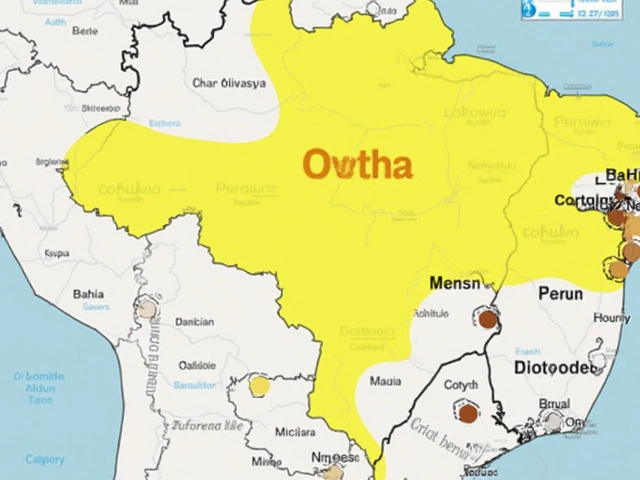 Alerta Laranja de Chuvas Intensas e Ventos Fortes atinge Bahia entre 23 e 27 de Abril de 2025