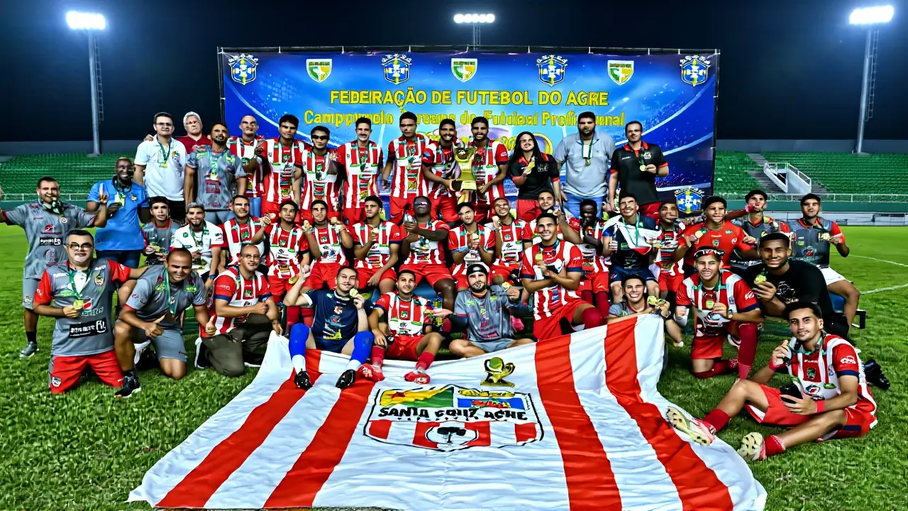 Santa Cruz-AC vence São Francisco e garante acesso à elite do Acre