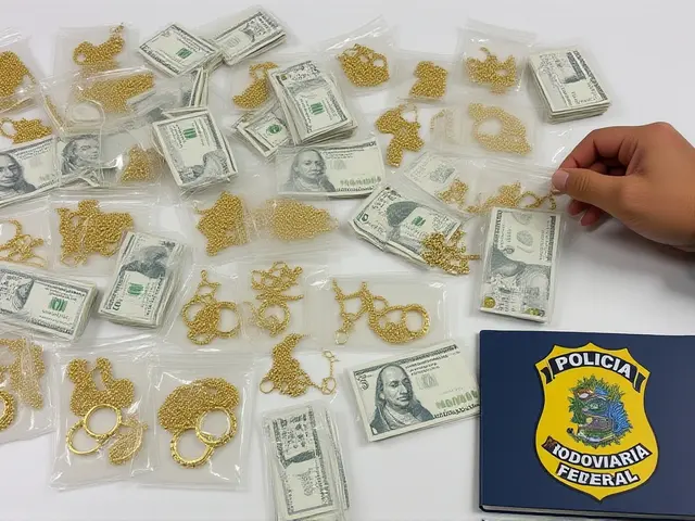 PRF prende mulher com joias e US$ 1.030 após assalto a joalheria em Pitangui